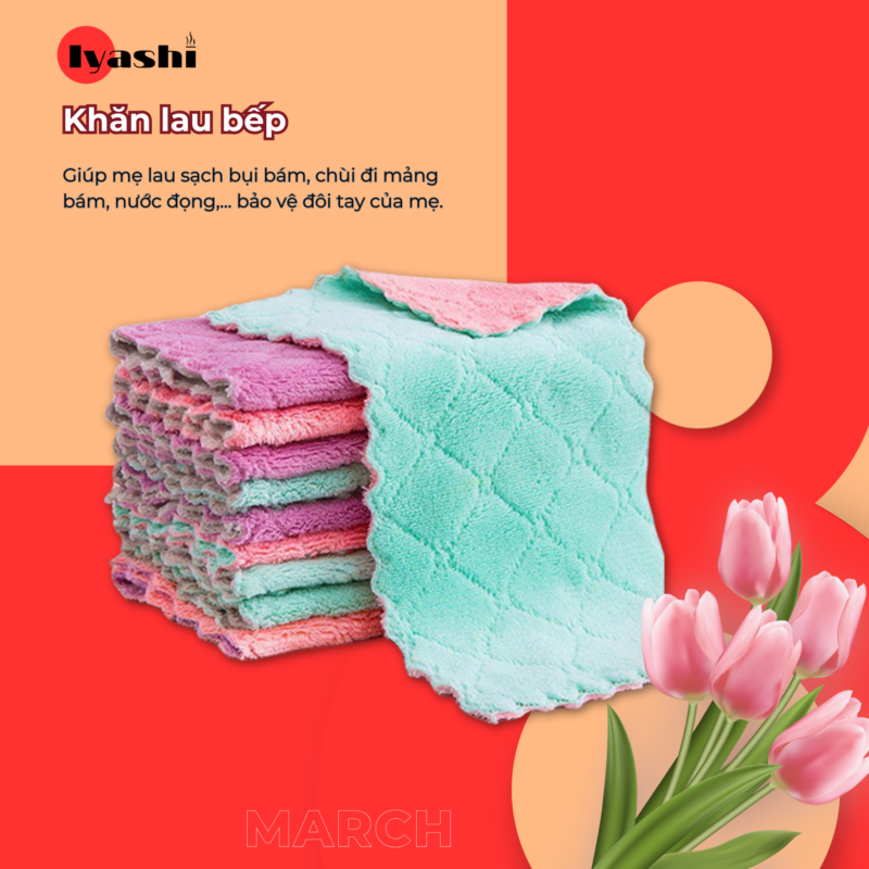 Gợi ý Khăn Lau Bếp dành cho mẹ